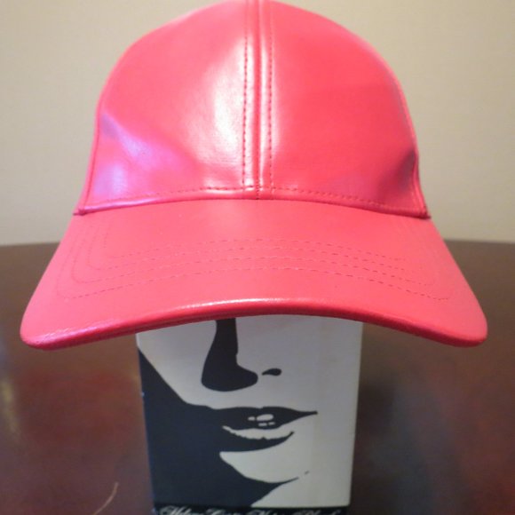 Unisex Leather Baseball Cap Snapback Outdoor Sport Adjustable Hat - Picture 1 of 4